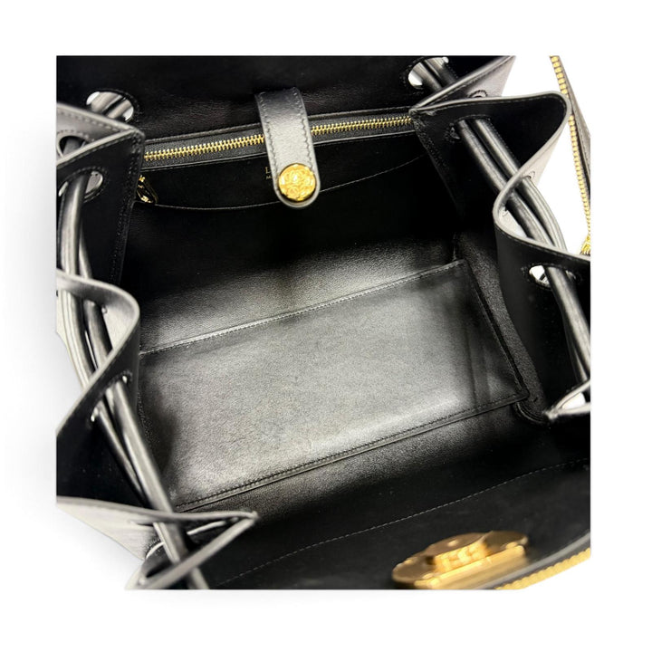 極美品☆LOEWE ロエベ AANBAB2X01 マドリードバッグ スモール サプルレザー 2WAY ハンドバッグ ブラック レディース 定価721600円 保袋付