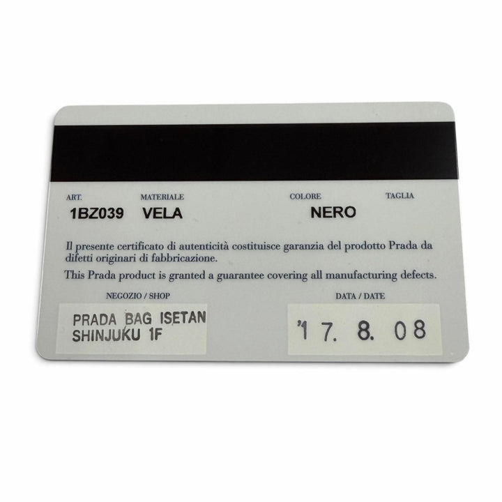 美品▼PRADA プラダ 1BZ039 ナイロン レザー トライアングルロゴ 三角プレート バックパック リュックサック デイパック ブラック 袋付き