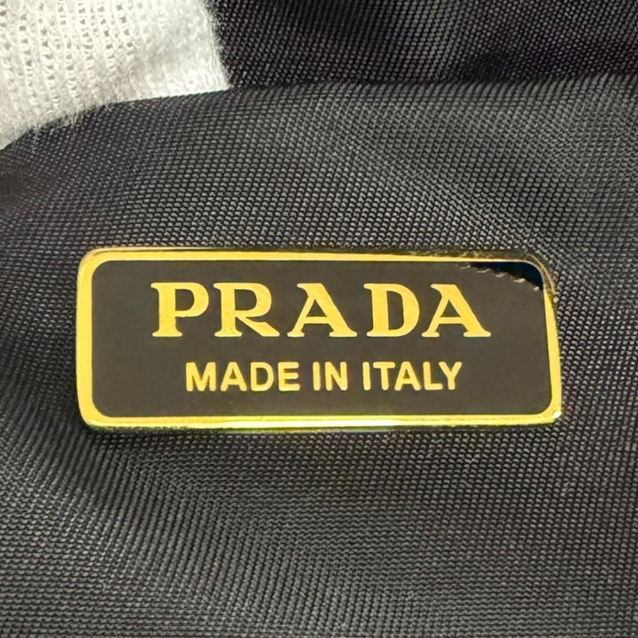 美品□PRADA プラダ 1BD394 エクスプローラ ミディアム トライアングルロゴ Re-Nylon 2WAY ショルダーバッグ イタリア製 定価357500円　