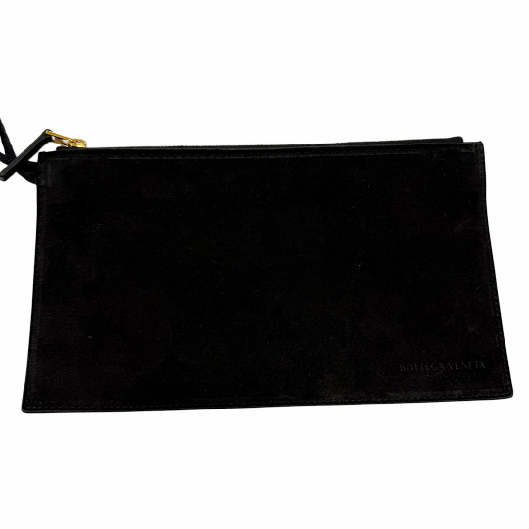 美品☆BOTTEGAVENETA ボッテガヴェネタ 652867 スモール ザ アルコ トートバッグ レザー ポーチ付 ハンドバッグ ブラック 伊製 保存袋付