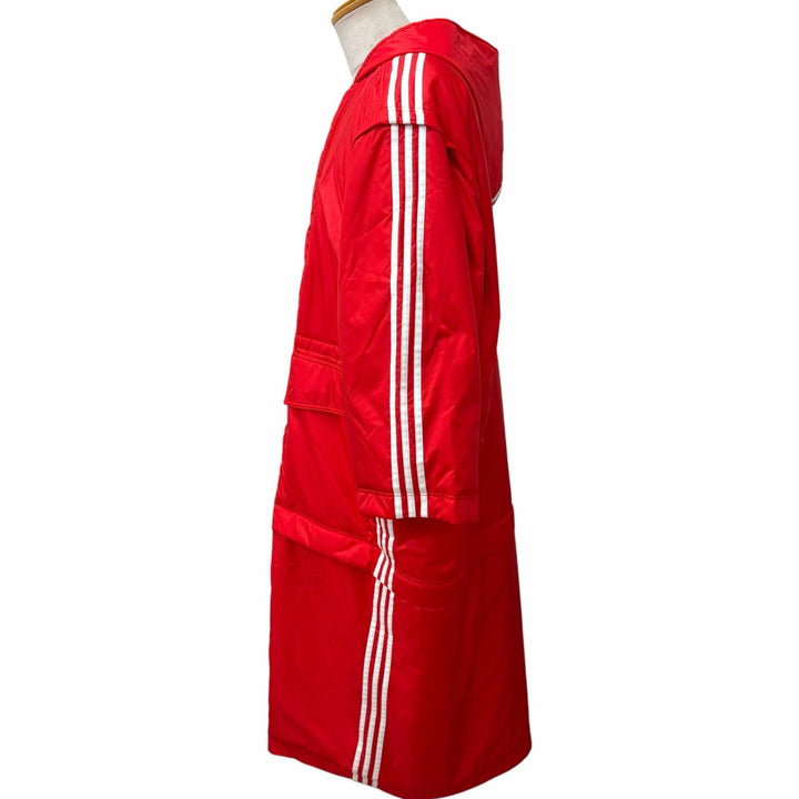極美品□BALENCIAGA adidas バレンシアガ アディダス 2022年製 725293 スリーストライプス 3way ベンチコート 1 イタリア製 正規品