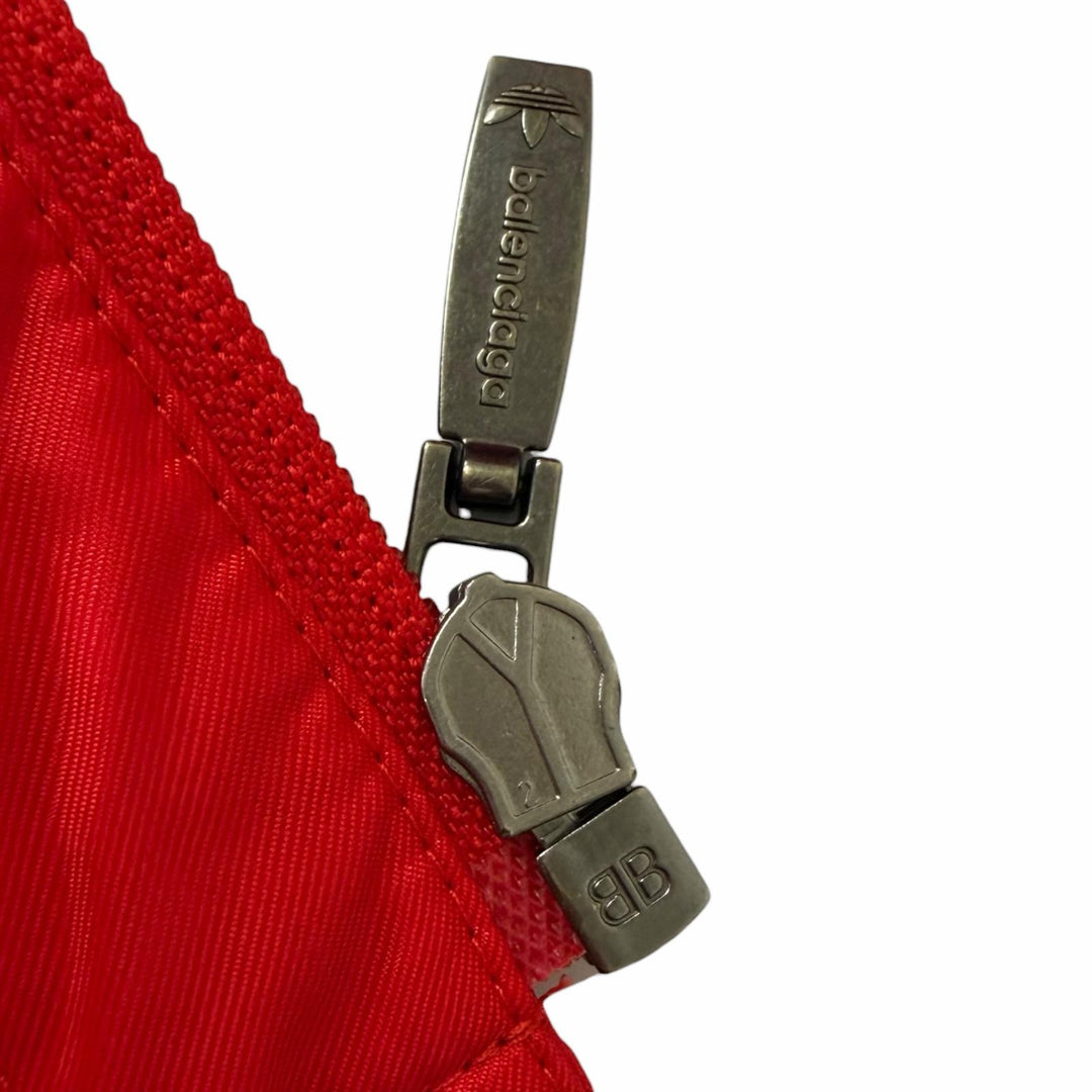 極美品□BALENCIAGA adidas バレンシアガ アディダス 2022年製 725293 スリーストライプス 3way ベンチコート 1 イタリア製 正規品