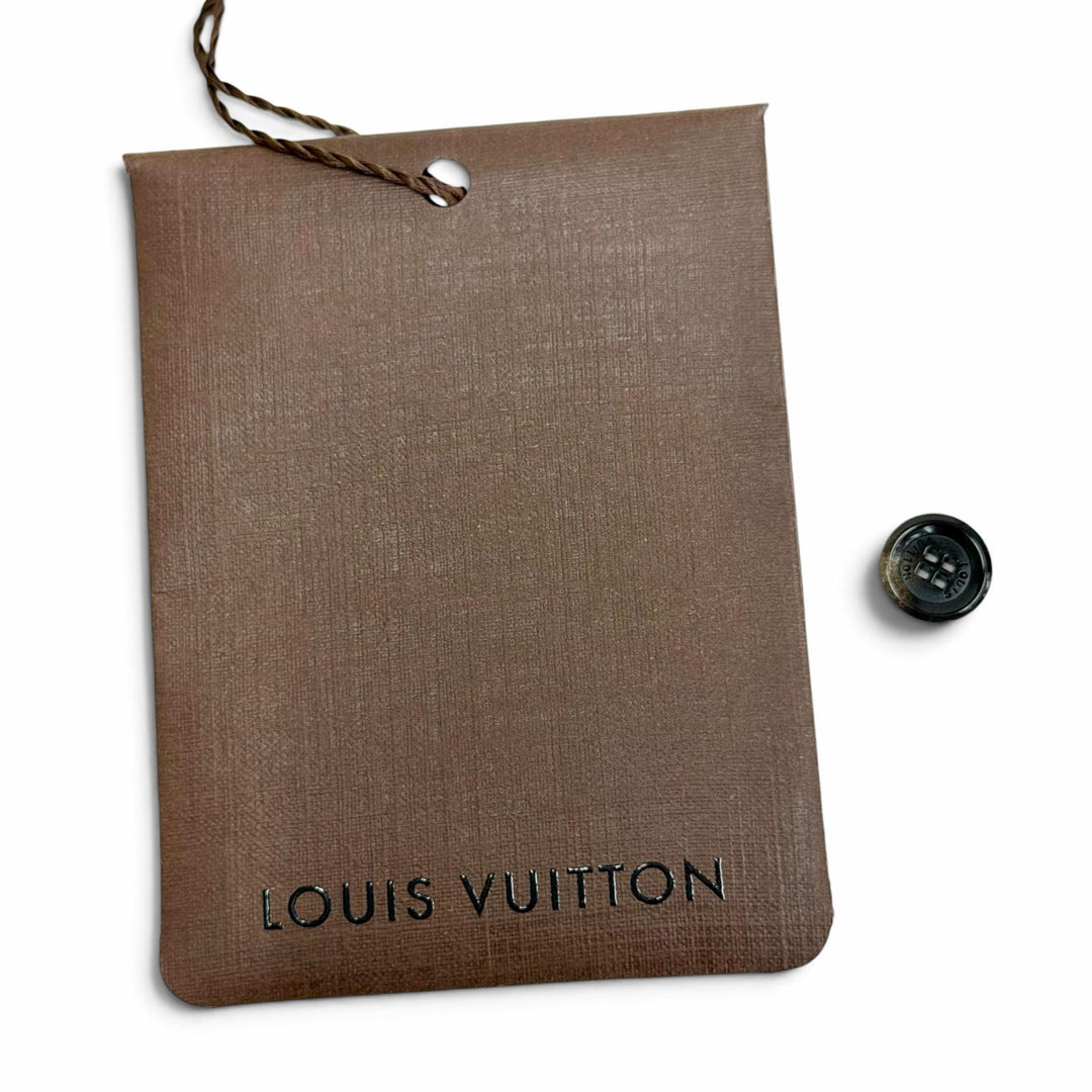 未使用品△LOUIS VUITTON ルイヴィトン LVジップ ラムレザー サイドギャザー ロング パンツ ブラック 36 フランス製 正規品 レディース