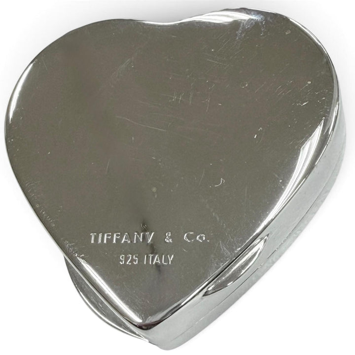 極美品▼TIFFANY&amp;Co. ティファニー 925 ハートモチーフ ピルケース 小物入れ シルバー イタリア製 総重量41.68g レディース