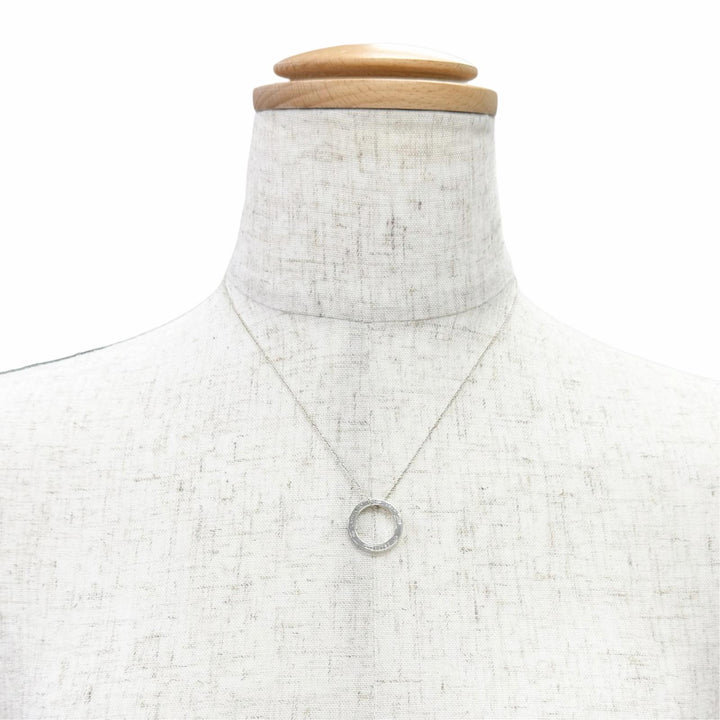 美品△TIFFANY&amp;Co. ティファニー 1837 サークル ペンダント ネックレス アクセサリー AG925 シルバー 重量3.83g レディース 箱・保存袋付