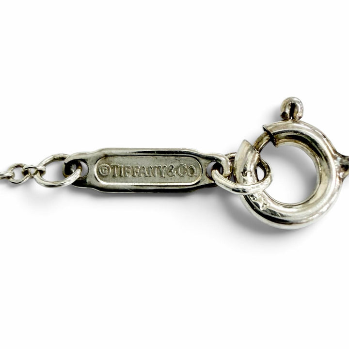 美品△TIFFANY&amp;Co. ティファニー 1837 サークル ペンダント ネックレス アクセサリー AG925 シルバー 重量3.83g レディース 箱・保存袋付