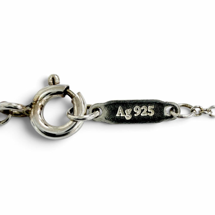 美品△TIFFANY&amp;Co. ティファニー 1837 サークル ペンダント ネックレス アクセサリー AG925 シルバー 重量3.83g レディース 箱・保存袋付