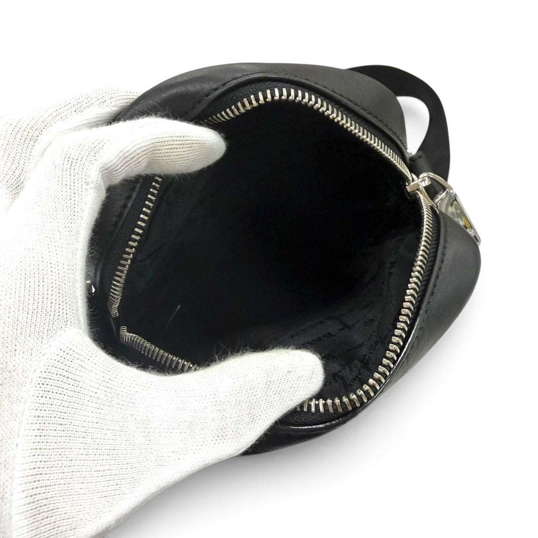 極美品▼BALLY バリー Heyot レザー 2WAY クロスボディバッグ ショルダーバッグ ブラック シルバー金具 ブルガリア製 メンズ 保存袋付き