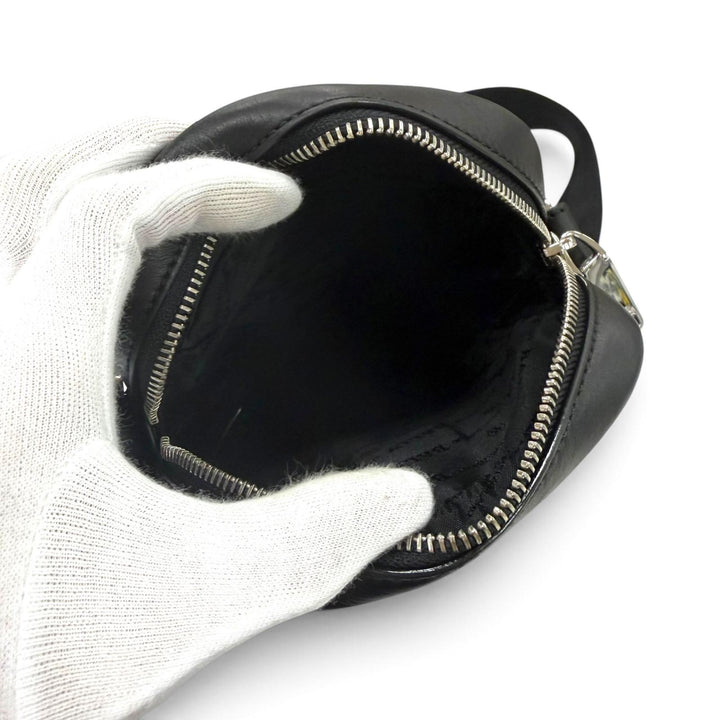 極美品▼BALLY バリー Heyot レザー 2WAY クロスボディバッグ ショルダーバッグ ブラック シルバー金具 ブルガリア製 メンズ 保存袋付き
