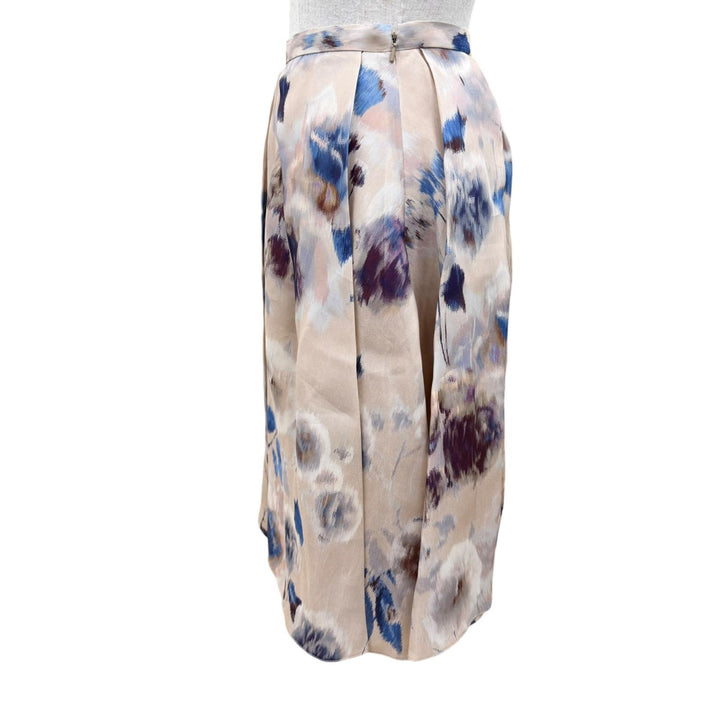 極美品☆Christian Dior クリスチャンディオール 2A21311A1689 シルク100％ 花柄デザイン スカート マルチカラー 38 イタリア製 正規品