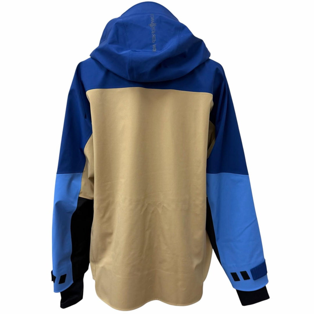 極美品□MONCLER GRENOBLE モンクレール グルノーブル 2023年製 I20971A00040 BRIZON GIUBBOTTO ブルゾン ベージュ ブルー 3 正規品