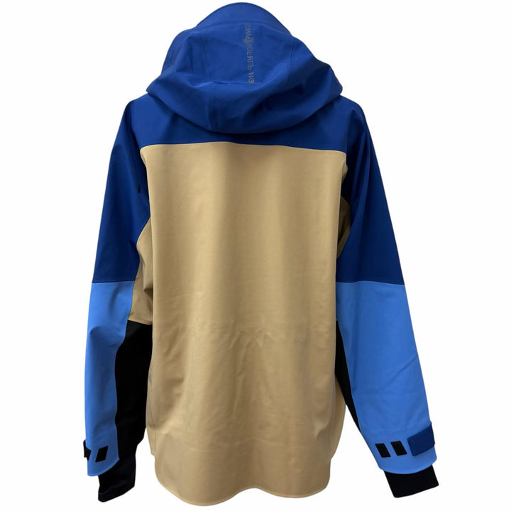 極美品□MONCLER GRENOBLE モンクレール グルノーブル 2023年製 I20971A00040 BRIZON GIUBBOTTO ブルゾン ベージュ ブルー 3 正規品