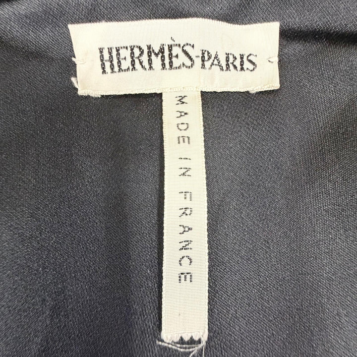 極美品△HERMES エルメス ヴィンテージ マルジェラ期 フロントオープン ミンクファー ジレ ベスト 希少 ダークブラウン系 38 仏製 正規品