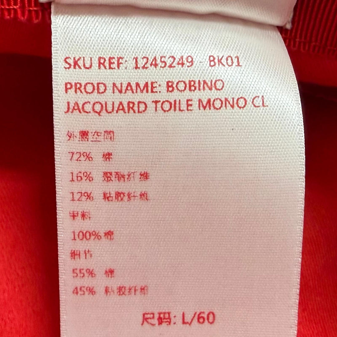 極美品□Christian Louboutin クリスチャンルブタン 2024年製 1245249 Bobino CLロゴ総柄 帽子 バケットハット ブラック L イタリア製