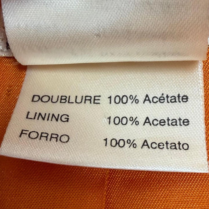 良品□HERMES エルメス ヴィンテージ ウール100％ 藤原ヒロシ着用 トグルボタン フーデッド ダッフルコート オレンジ 46 フランス製