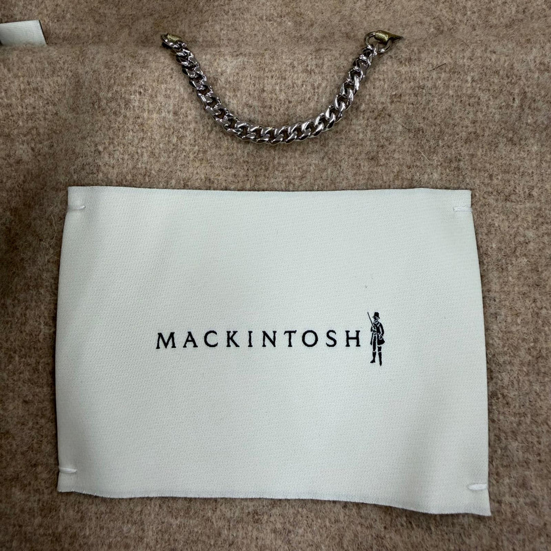 極美品☆Mackintosh マッキントッシュ 25AW L252HI1195ULDT ウール100％ GLENCAPLE ダッフルコート ベージュ 4 日本製 正規品 レディース
