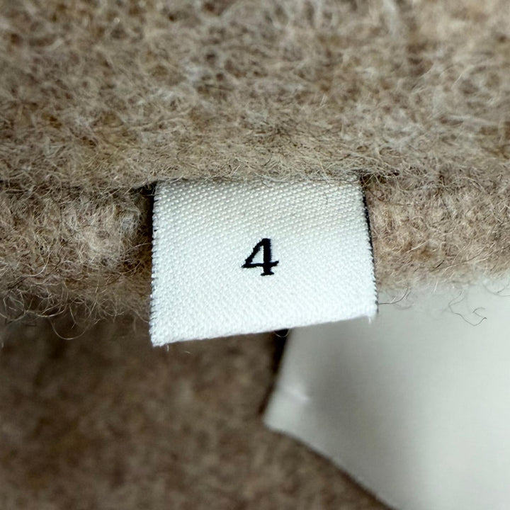 極美品☆Mackintosh マッキントッシュ 25AW L252HI1195ULDT ウール100％ GLENCAPLE ダッフルコート ベージュ 4 日本製 正規品 レディース