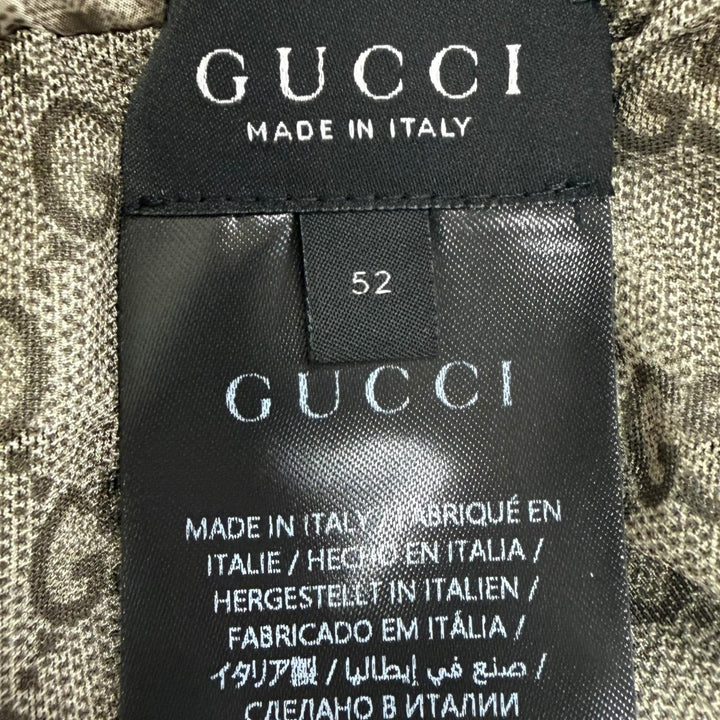 極美品□GUCCI グッチ 26SS 864932 GGプリント スイムショーツ ショートパンツ ベージュ 52 イタリア製 正規品 メンズ 箱・保存袋付き