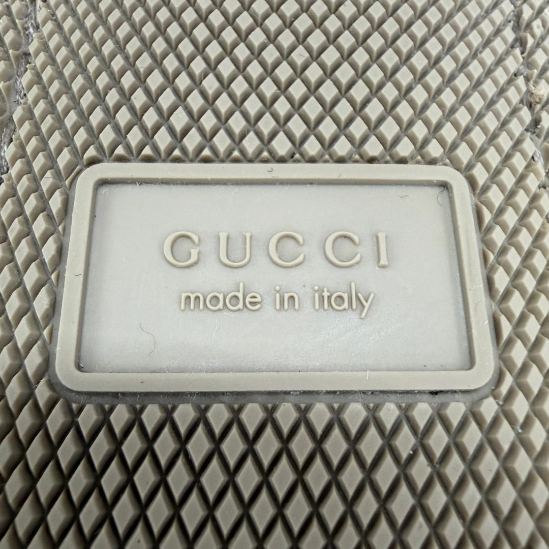 極美品☆GUCCI グッチ ホースビット金具 ムートン ツイード スリッポン レッド ホワイト ゴールド金具 37.5 イタリア製 レディース