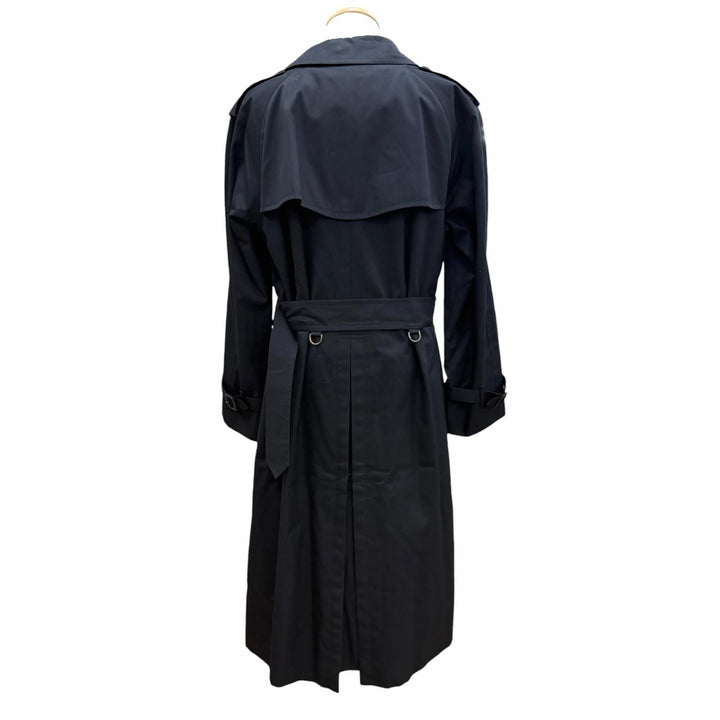 美品▼BURBERRY LONDON バーバリーロンドン 裏ノバチェック柄 カシミヤ混ライナー付き 2WAY トレンチコート 96-180-7(L相当) 正規品