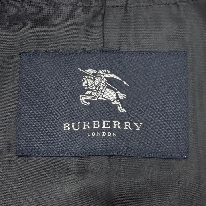 美品▼BURBERRY LONDON バーバリーロンドン 裏ノバチェック柄 カシミヤ混ライナー付き 2WAY トレンチコート 96-180-7(L相当) 正規品