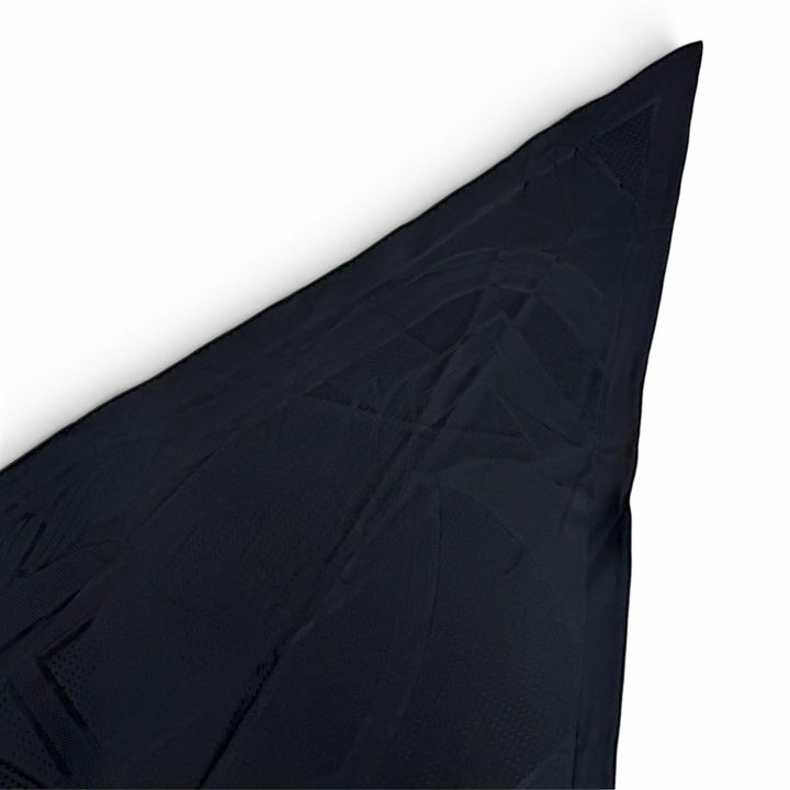 美品★HERMES エルメス ロザンジュ シルク100％ ホース柄 196×75 ストール ショール ブラック イタリア製 レディース