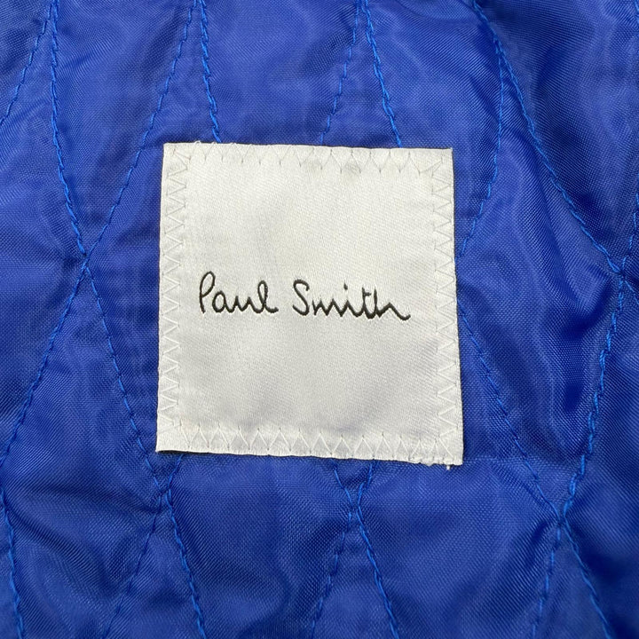 美品▼Paul Smith ポールスミス コットン100% 中綿入りライナー付き トレンチコート ダークネイビー L 日本製 正規品 メンズ ビジネス◎