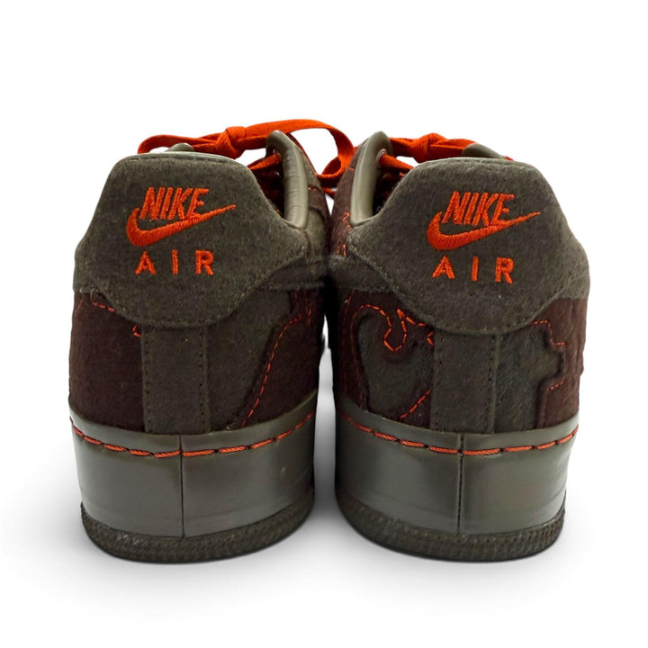 未使用品▼NIKE ナイキ 363171-031 Air Force 1 Low Supreme TZ Maharam レザー スニーカー カーキ ブラウン グレー 26 メンズ 箱付き