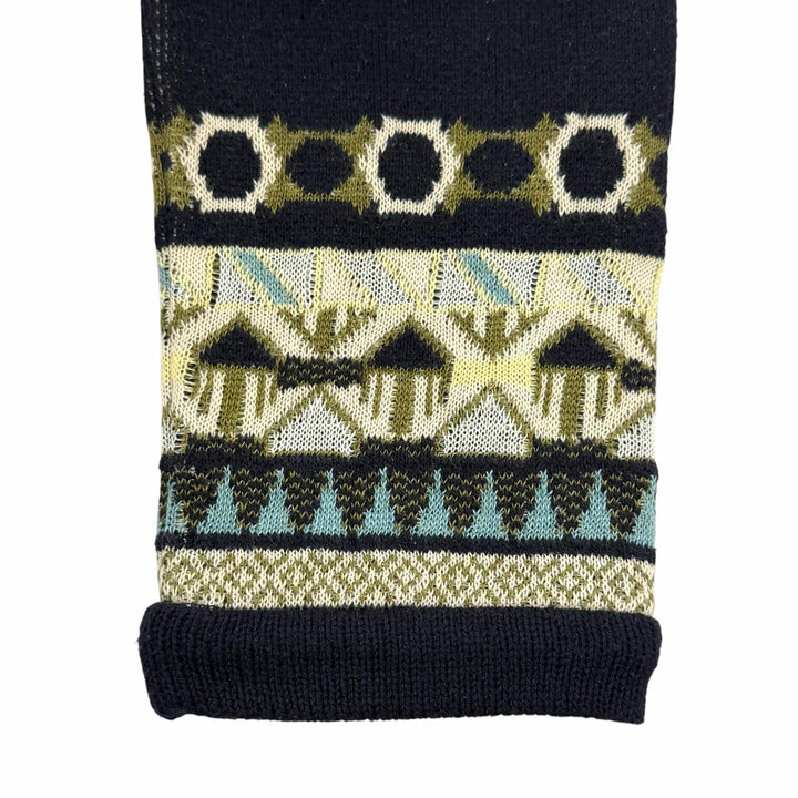 未使用品★ETRO エトロ 23SS シルク100％ ロゴボタン クルーネック ニットカーディガン ネイビー 44 イタリア製 正規品 レディース