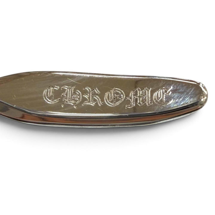 美品▼CHROME HEARTS クロムハーツ NEW LOVER ニューラバー 925 フローラルクロス アイウェア サングラス ブラック シルバー 重量32.23g