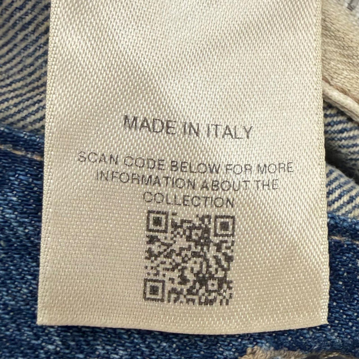 美品▼RICK OWENS DRKSHDW リックオウエンス ダークシャドウ DU01F4755 OUTERSHIRT デニムジャケット ブルー S イタリア製 メンズ