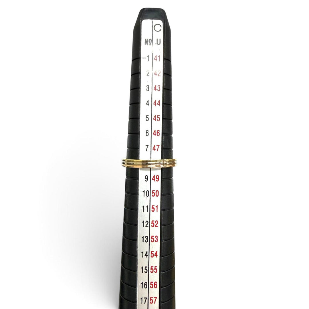 極美品□Cartier カルティエ ヴァンドーム ルイ カルティエ ウェディングリング AU750 LDB652 指輪 YG WG PG 48(8号) 2.4g レディース