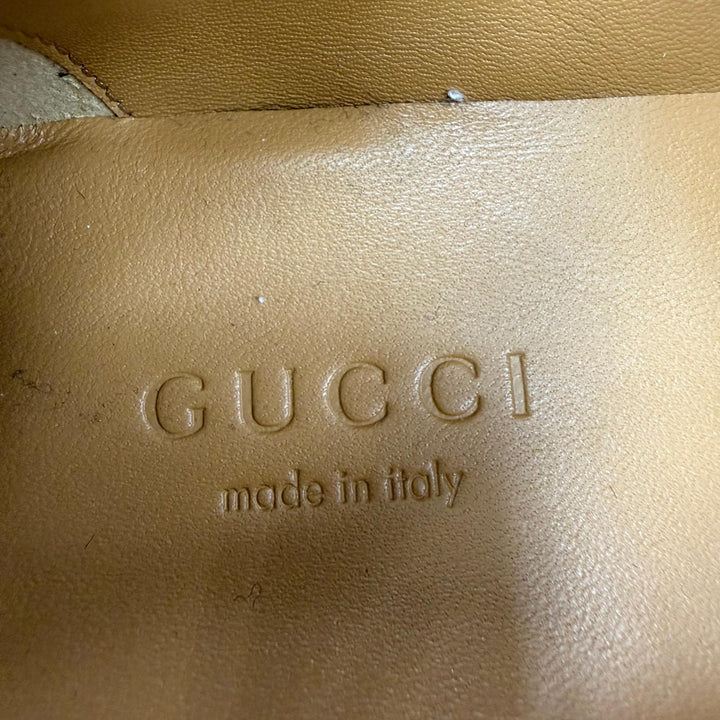 未使用品☆GUCCI グッチ 786016 ヨルダーン グッチシマ ホースビット レザー ローファー ブラック ゴールド金具 35 伊製 箱・保存袋付き