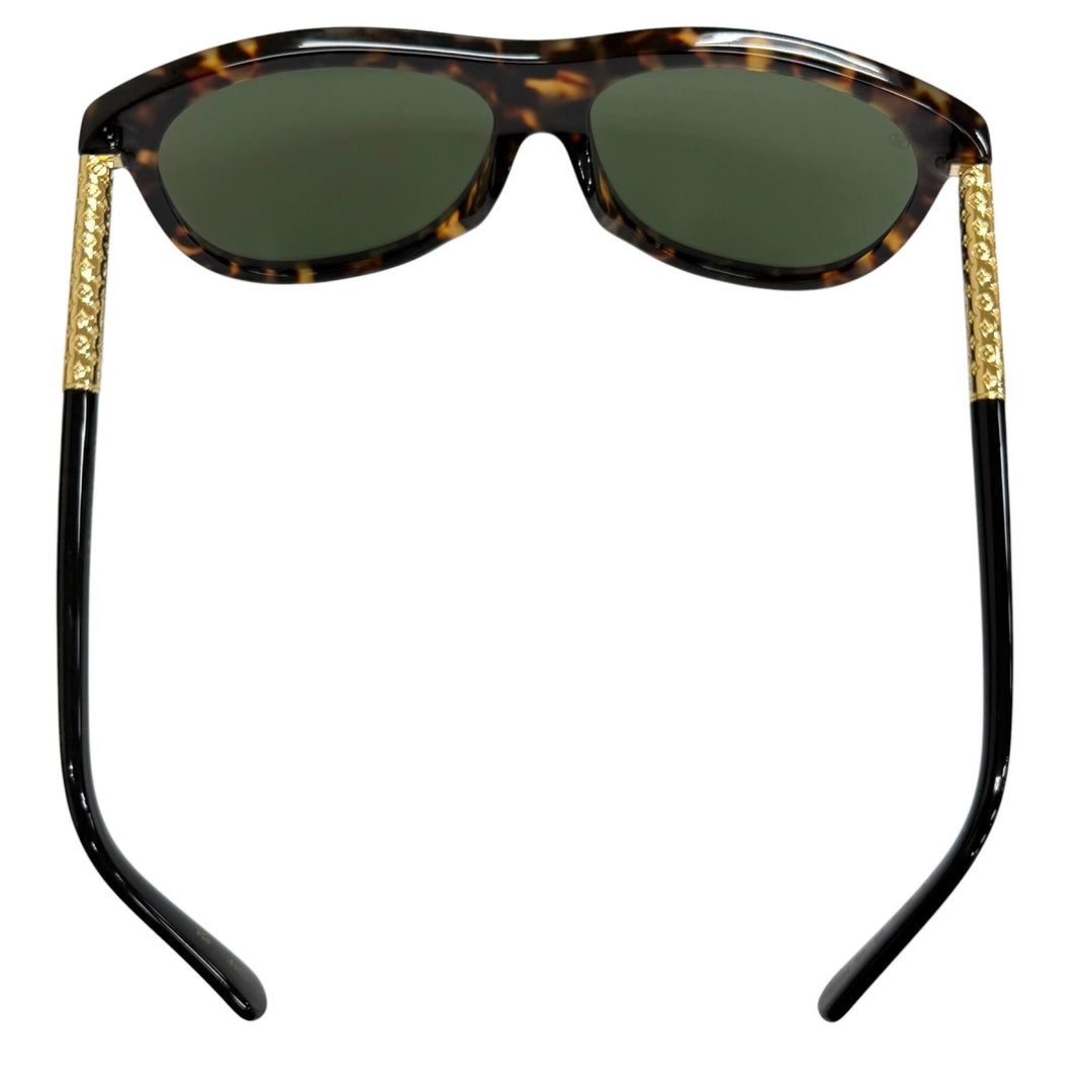 極美品□LOUIS VUITTON ルイヴィトン Z0893E ヴァーティゴ サングラス ブラウン(べっこう柄) グリーン 56□14-140 デモレンズ イタリア製