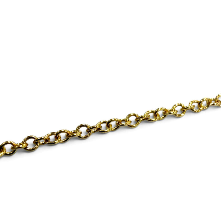 極美品▼TIFFANY&amp;Co. ティファニー インフィニティ エンドレス AU750(YG) チェーン ブレスレット イエローゴールド 重量2.3g レディース