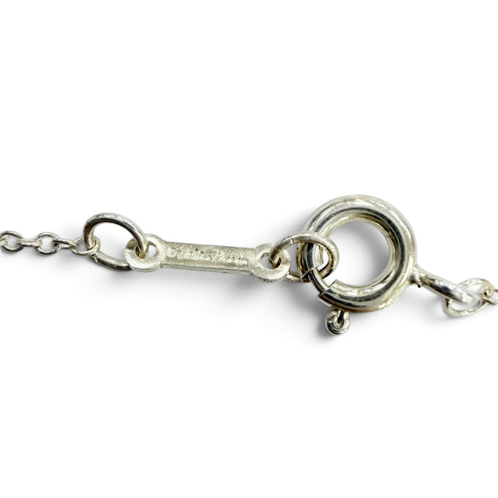 美品☆TIFFANY&amp;Co. ティファニー パロマピカソ オリーブリーフ ペンダント 925 ネックレス シルバー 重量4.2g レディース 保存袋付き