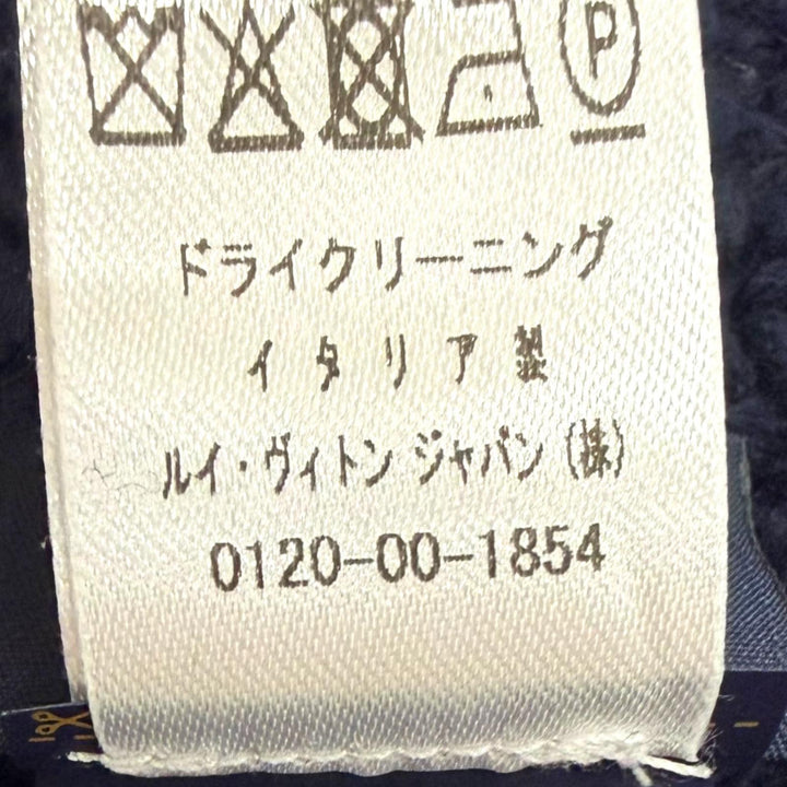 極美品□LOUIS VUITTON ルイヴィトン 2025年製 M96961 ビーニー・ダミエ スナッグ ニットキャップ ネイビー イタリア製 正規品 メンズ