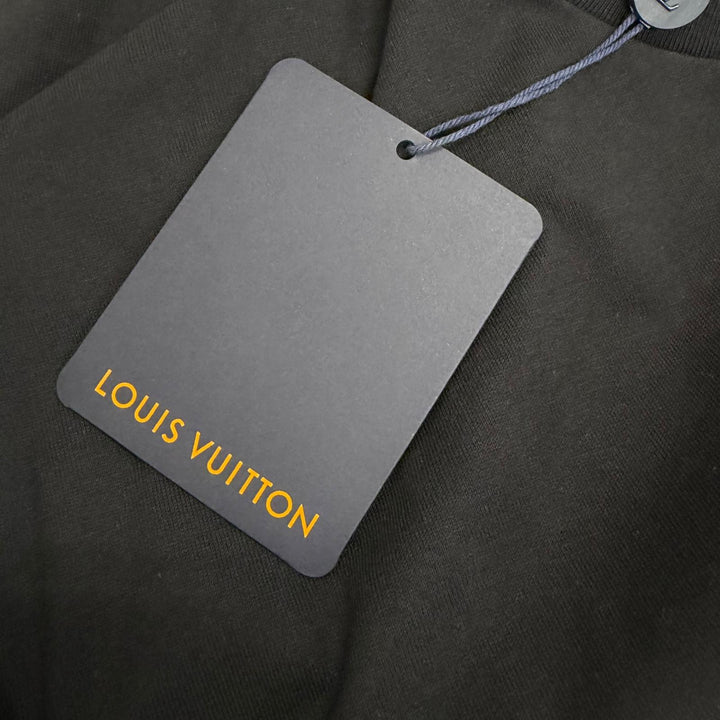 未使用品□LOUIS VUITTON ルイヴィトン 23SS LV コンサート インサイドアウト 半袖Ｔシャツ ブラック S イタリア製 正規品 メンズ
