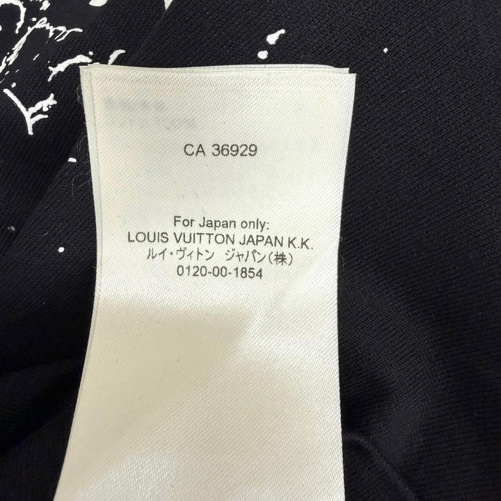 未使用品□LOUIS VUITTON ルイヴィトン 23SS LV コンサート インサイドアウト 半袖Ｔシャツ ブラック S イタリア製 正規品 メンズ