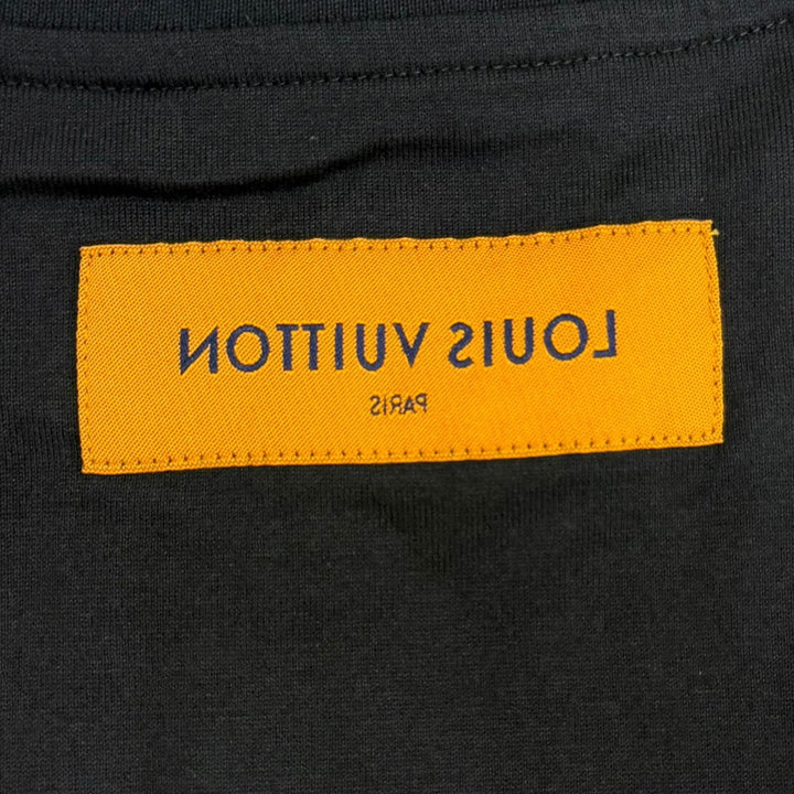 未使用品□LOUIS VUITTON ルイヴィトン 23SS LV コンサート インサイドアウト 半袖Ｔシャツ ブラック S イタリア製 正規品 メンズ