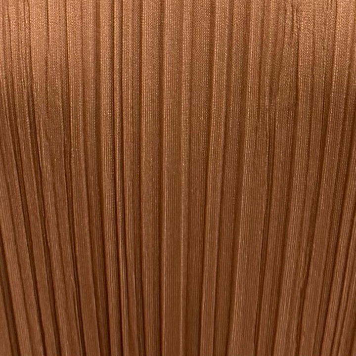 極美品★PLEATS PLEASE プリーツプリーズ イッセイミヤケ PP83-JH605 ノースリーブ プリーツ ロング ワンピース ブラウン 2 正規品