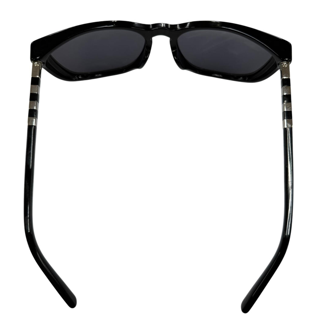 良品☆LOUIS VUITTON ルイヴィトン Z0614E コンヴィクション サングラス ブラック シルバー 57□18 デモレンズ イタリア製 レディース