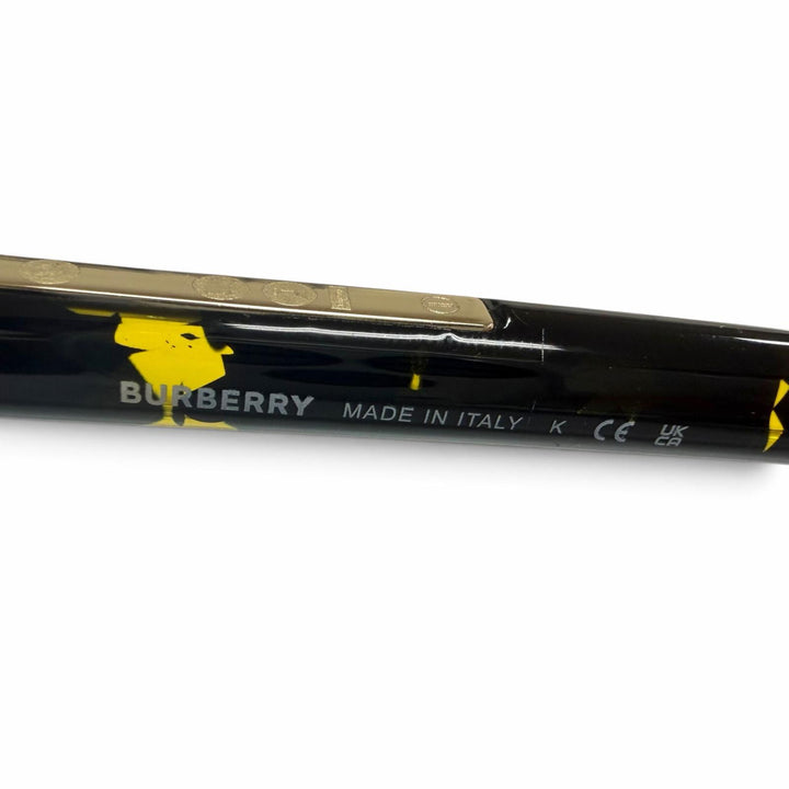 極美品□BURBERRY バーバリー B4417-U べっこう柄 サングラス アイウェア ハバナ イエロー 58□16-145 イタリア製 メンズ 箱・保存袋付き