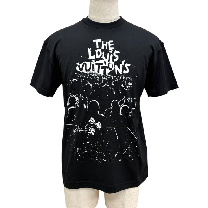未使用品□LOUIS VUITTON ルイヴィトン 23SS LV コンサート インサイドアウト 半袖Ｔシャツ ブラック XS イタリア製 正規品 メンズ