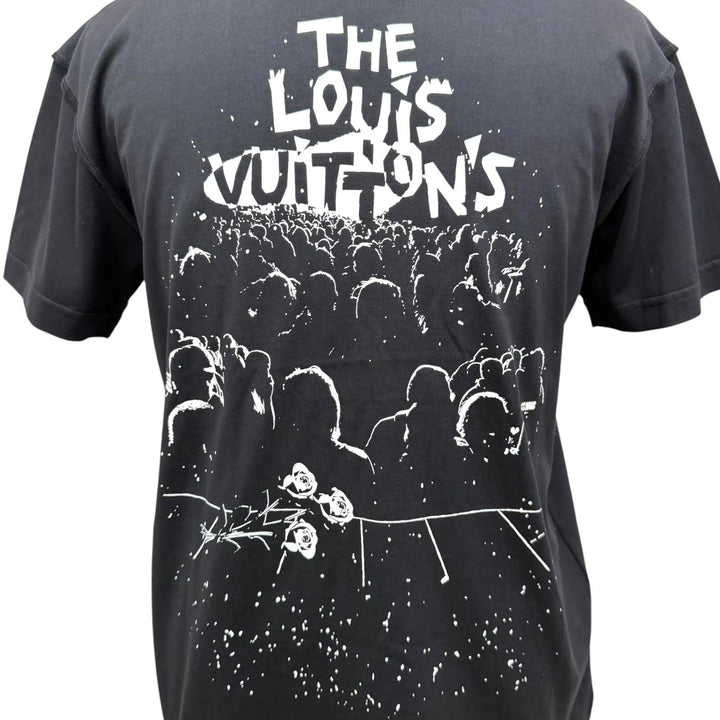 未使用品□LOUIS VUITTON ルイヴィトン 23SS LV コンサート インサイドアウト 半袖Ｔシャツ ブラック XS イタリア製 正規品 メンズ