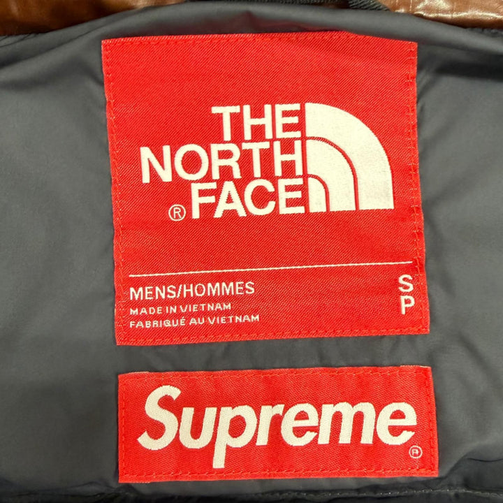 極美品□Supreme THE NORTH FACE シュプリーム ザ ノースフェイス 22AW ND52206I フーデッド ダウンジャケット ブラウン S 正規品 メンズ