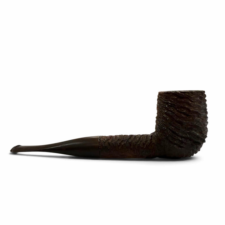 美品▼TSUGE 柘製作所 SILVER MATCH WEEK END ブライヤー 和風テイスト 喫煙具 キセル パイプ ダークブラウン メンズ 箱・保存袋付き