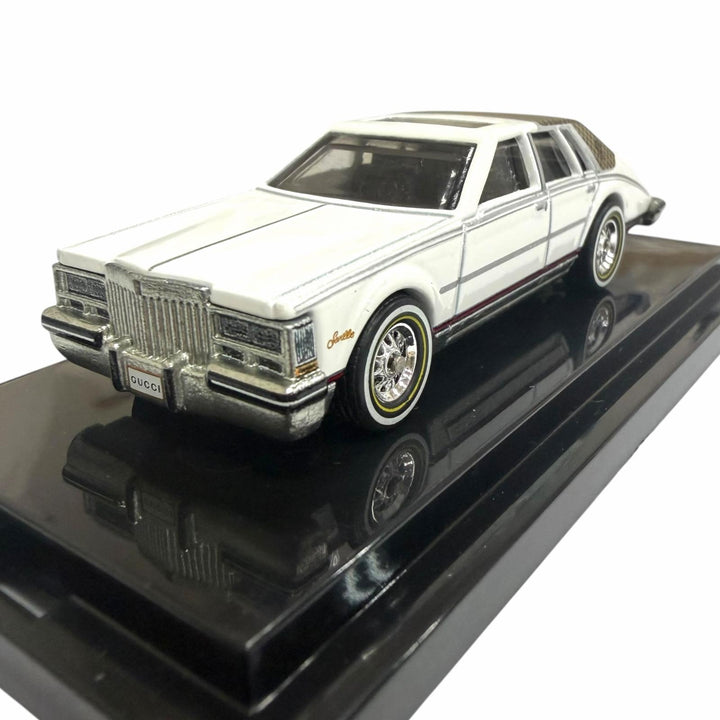 未使用品□GUCCI Hot Wheels グッチ ホットウィール キャデラック セビル 5000台限定 レプリカ ミニカー ホワイト メンズ 箱付き