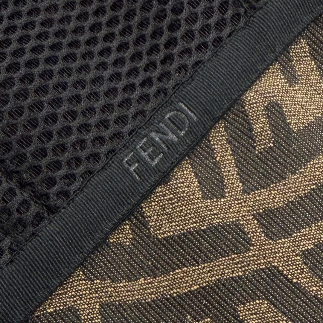 極美品▼FENDI フェンディ FB0711 FFヴァーティゴ デタッチャブル 2WAY シージパンツ ブラウン 52 イタリア製 正規品 メンズ
