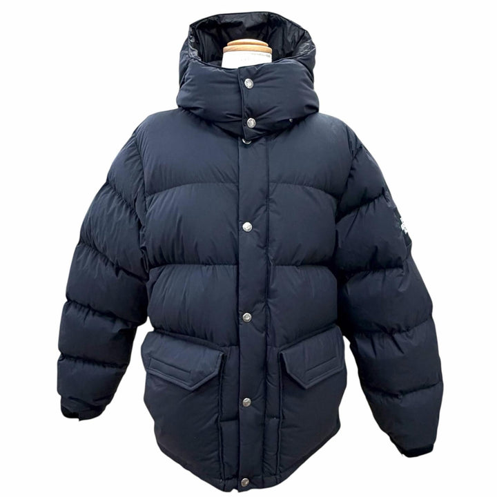 美品△THE NORTH FACE ザ ノースフェイス ND92230 CAMP Sierra Short キャンプ シェラ ショート ダウンジャケット ネイビー M 正規品
